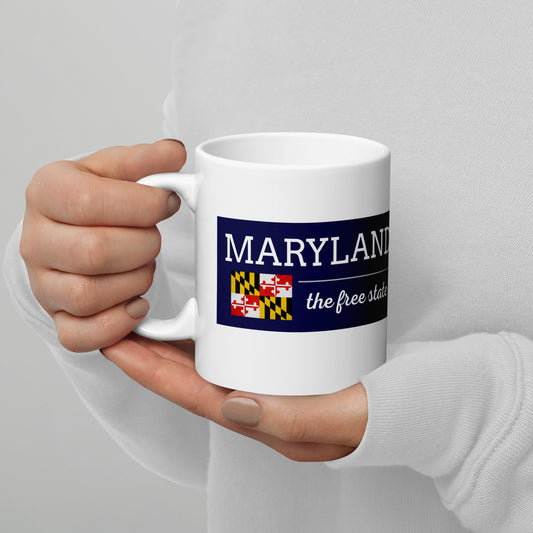 US STATES - MARYLAND White Glossy Mug